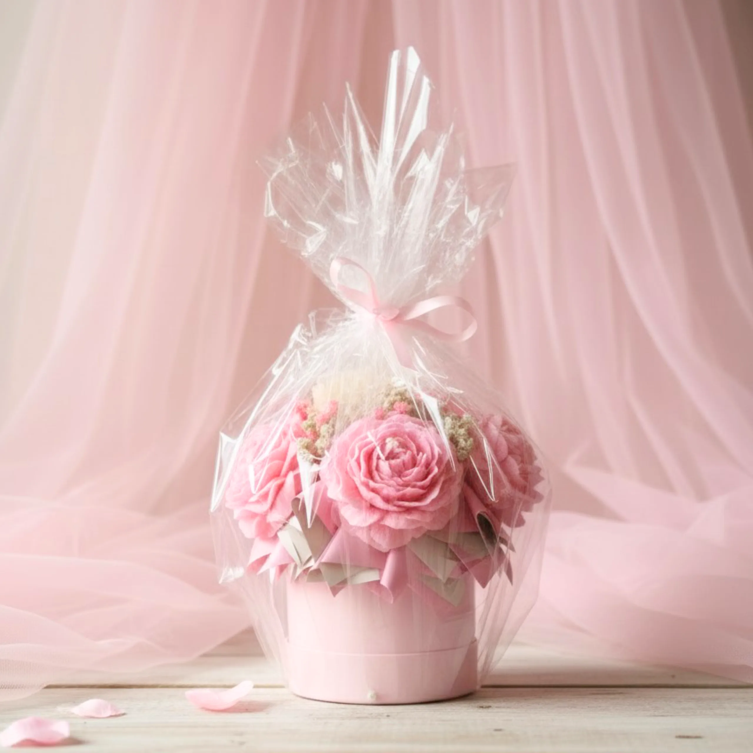 Flower Box ze Świec Sojowych - Piwonie