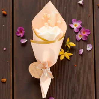 Bukiecik ze świecą sojową