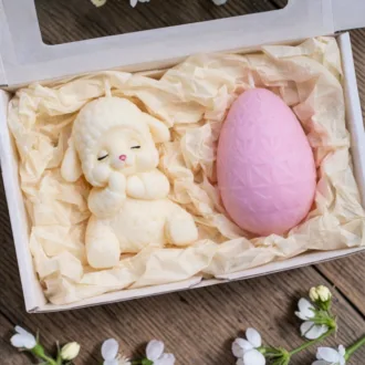 Zestaw świec sojowych Baranek & Pisanka