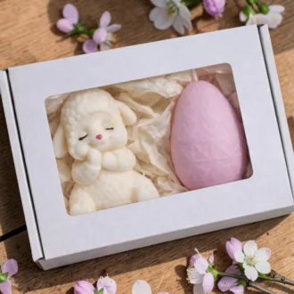 Zestaw świec sojowych Baranek & Pisanka