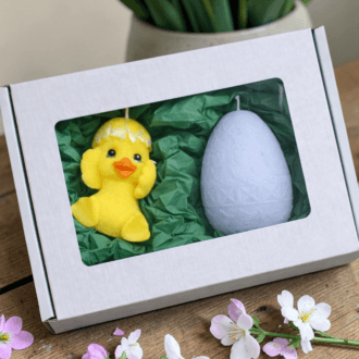 Zestaw świec sojowych Kurczaczek & Pisanka