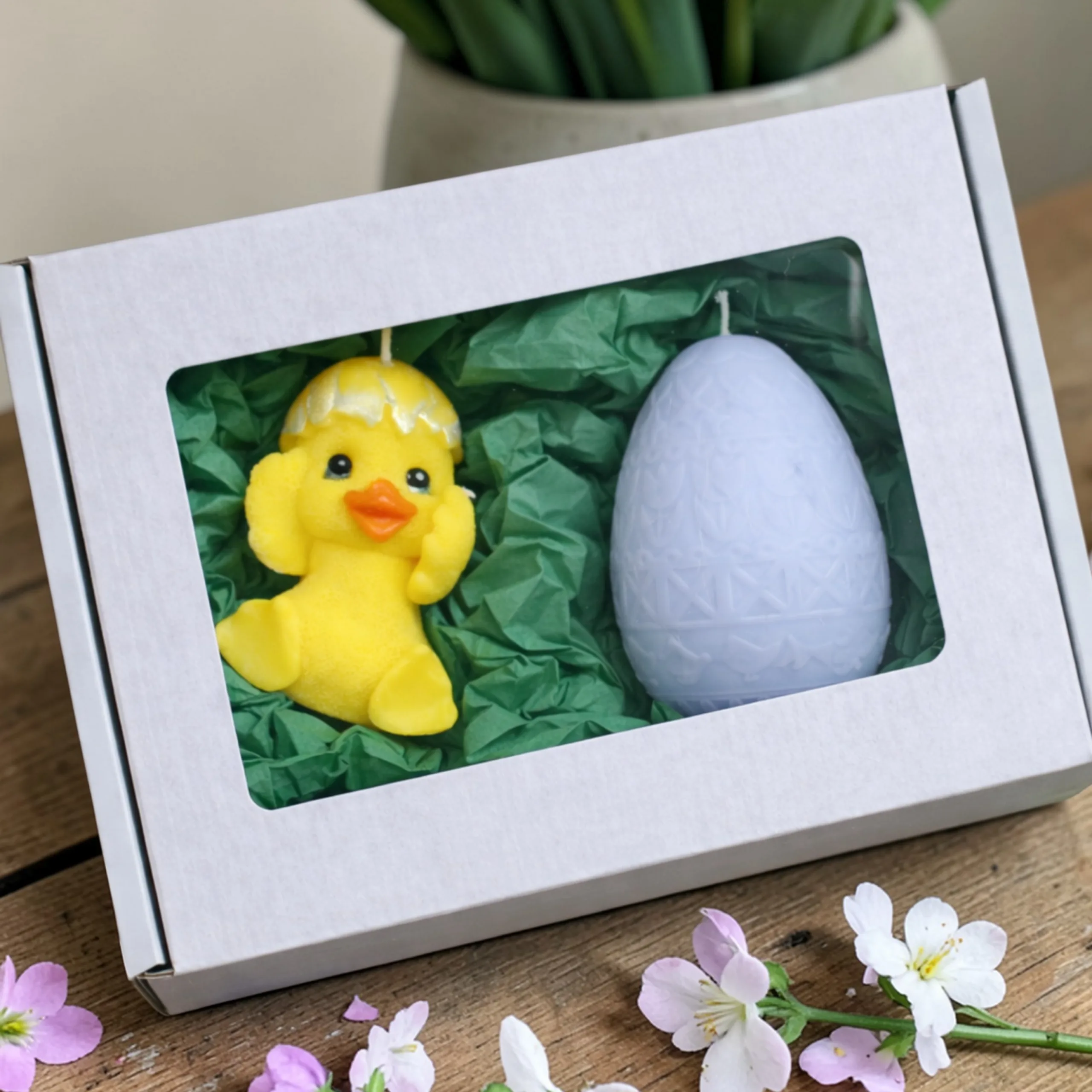 Zestaw świec sojowych Kurczaczek & Pisanka