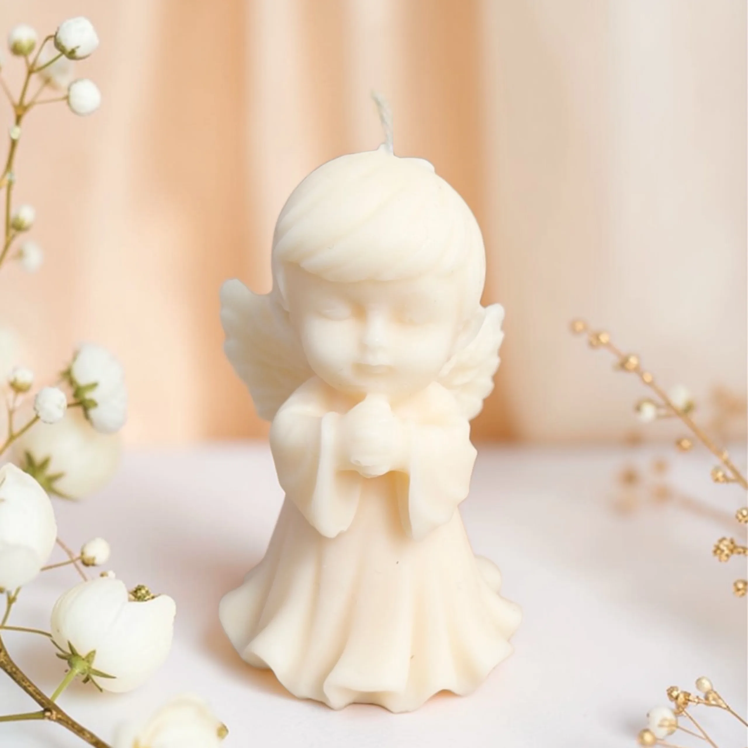 Świeca sojowa Aniołek Chłopiec